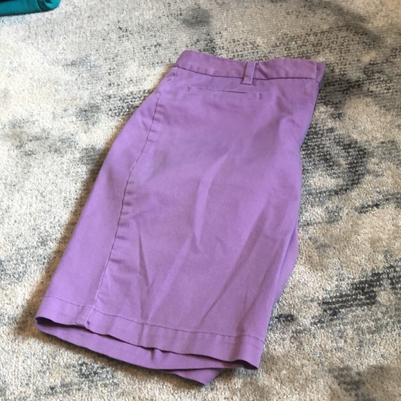 END OF YEAR SALE! | Purple Lands End Shorts - Picture 2 of 3